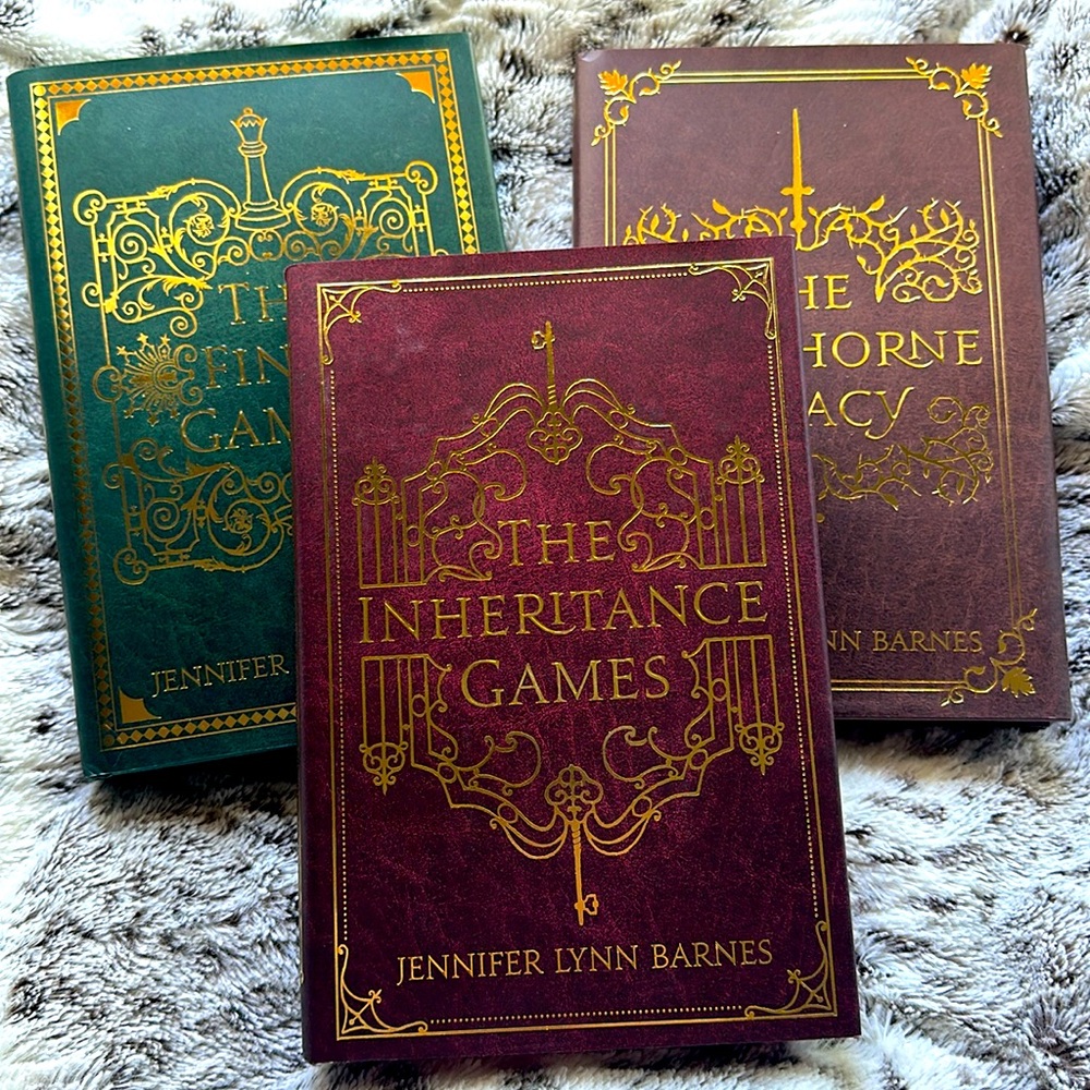 ♟️ THE INHERITANCE GAMES ♟️ FAIRYLOOT | SIGNED SE Hardcover Collectors Set
